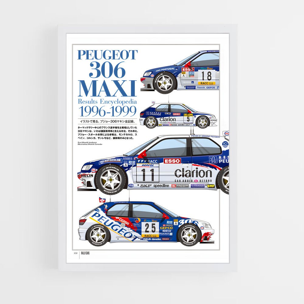 Poster Peugeot 80 Rallye (vue 3)